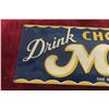 Image 2 : Vintage Drink Mello Chocolate Metal Tin Embossed Sign 6 1/2'' x 