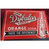Image 2 : Vintage Dybalas Orange Soda Metal Embossed Menu Board 
