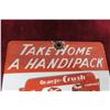 Image 3 : Orange Crush Porcelain Door Palm Press 4'' x 6'' Vintage?