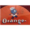 Image 2 : Orange Crush Porcelain Palm Press 4'' Diameter, Vintage? 