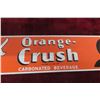 Image 3 : Orange Crush Metal Sign Marked 77 , 3'' x 15 1/2'' Vintage? 