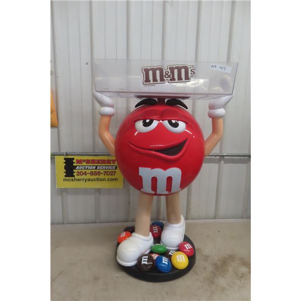 M & M Store Display Rack or Stand, Approximately 40 Inches Tall