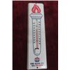 Image 1 : Vintage Standard Metal Thermometer w/ Bulb, Very Clean, Measuring 3 1/4" x 11 1/4"