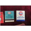 Image 4 : Eight Vintage Matches Service Station Advertising w/ Glass Display Case