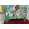 Image 4 : Vintage Imperial Marvelube Porcelain One Panel of Oil Rack Sign, Measuring 20 1/2" x 23"