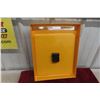 Image 5 : CAT Plastic Battery Clock, Measuring 13" x 16 1/2"