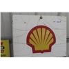 Image 2 : Shell Diesel Metal Gas Pump Door Panel, Measuring 20" x 28"