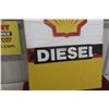 Image 3 : Shell Diesel Metal Gas Pump Door Panel, Measuring 20" x 28"