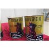 Image 4 : Six Golden Spectro Motorcycle Engine 18oz Lubricant Cans, All Full of Product