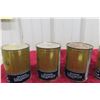 Image 6 : Six Golden Spectro Motorcycle Engine 18oz Lubricant Cans, All Full of Product