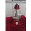 Image 2 : Vintage Silver King Hot Peanut Dispenser, 1940s Style, Lights Up, Coin Operated 5¢, 16 Inches Tall