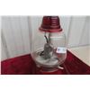 Image 4 : Vintage Silver King Hot Peanut Dispenser, 1940s Style, Lights Up, Coin Operated 5¢, 16 Inches Tall