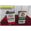 Image 1 : Two 1 Quart Oil Cans - Esso Marvelube and BA Outboard