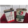Image 5 : Two 1 Quart Oil Cans - Esso Marvelube and BA Outboard