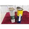 Image 6 : Two 1 Quart Oil Cans - BA Utility Motor Oil and Irving Oil and Gas Chain Saw/Outboard Motor