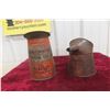 Image 1 : Cross Country Two Quart Oil Jug and Copper One Quart Oil Jug