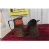 Image 6 : Cross Country Two Quart Oil Jug and Copper One Quart Oil Jug