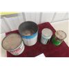 Image 6 : 4 Vintage Cans - 5LB Castrol Grease, Bardahl Motor Oil Additive, Coop D-MO, Moto Master Oil