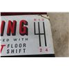Image 3 : Vintage Hurst Auto Floor Shift Metal Sign, Vintage, 1960s–1970s, 13" x 36"
