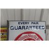 Image 3 : Williams Shoe Company Porcelain Double Sided Flange Sign, 1940s, 16 1/2" x 22 1/2"
