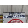 Image 8 : Williams Shoe Company Porcelain Double Sided Flange Sign, 1940s, 16 1/2" x 22 1/2"