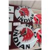 Image 2 : Red Indian Gasoline Pump Kit for Wayne 70 With Globe, Decals, Plates