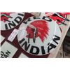 Image 3 : Red Indian Gasoline Pump Kit for Wayne 70 With Globe, Decals, Plates