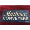 Image 2 : Mathews Conveyors Embossed Metal Sign