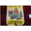Image 2 : Vicks Metal Advertising Thermometer With Bulb, 1950s, 4 1/2" x 13 1/2"