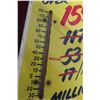 Image 6 : Vicks Metal Advertising Thermometer With Bulb, 1950s, 4 1/2" x 13 1/2"