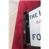 Image 2 : Vintage The Leader Post Porcelain Double Sided Flange Sign, 8" x 12"