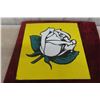 Image 6 : White Rose Porcelain Double Sided Flange Sign, 1940s–1950s, 17 1/2" x 18"