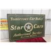 Image 1 : Star Cars Durant Motors Vintage Double Sided Metal Dealership Sign, 1920s, 35" x 23 1/2"
