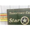 Image 3 : Star Cars Durant Motors Vintage Double Sided Metal Dealership Sign, 1920s, 35" x 23 1/2"