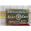 Image 6 : Star Cars Durant Motors Vintage Double Sided Metal Dealership Sign, 1920s, 35" x 23 1/2"