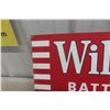 Image 3 : Willard Battery Metal Advertising Sign, 12 1/2" x 30" Vintage?