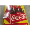 Image 5 : Coca-Cola Six Pack Metal Tin Advertising Sign, Take Home a Carton, Dated 1951, 35" x 53"