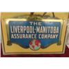 Image 4 : The Liverpool-Manitoba Assurance Company Early Metal Tin Lithograph Sign
