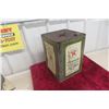 Image 1 : Texaco McColl Frontenac Five Gallon Pinnacle Mineral Cylinder Oil Can