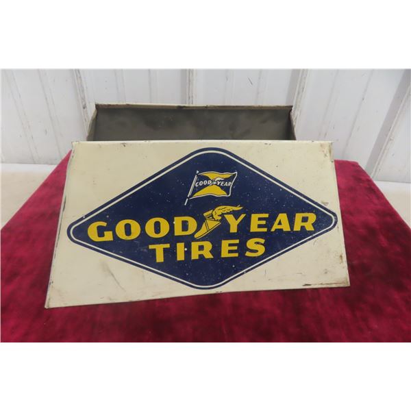 Goodyear Vintage Metal Tire Store Display Stand