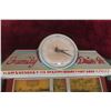 Image 2 : Coca-Cola Vintage Drive-In Plastic Clock, 20 1/2" x 10 1/2"