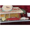 Image 4 : Coca-Cola Vintage Drive-In Plastic Clock, 20 1/2" x 10 1/2"
