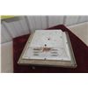 Image 7 : Coble Dairy Products Light-Up Clock, Working, Glass Lens, 15" x 15", 1950s