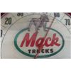 Image 3 : Mack Trucks Original Thermometer by Pam Clock Company, Glass Lens, 12" Diameter, 1950s–1960s