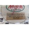 Image 4 : Mack Trucks Original Thermometer by Pam Clock Company, Glass Lens, 12" Diameter, 1950s–1960s
