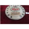 Image 5 : Mack Trucks Original Thermometer by Pam Clock Company, Glass Lens, 12" Diameter, 1950s–1960s