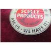 Image 4 : Scully Products Thermometer by Pam Clock Company, Glass Lens, 12" Diameter, 1950s–1960s
