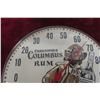 Image 2 : Christopher Columbus Rum Thermometer by Pam Clock Company, Glass Lens, 12" Diameter, 1950s–1960s