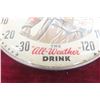 Image 4 : Christopher Columbus Rum Thermometer by Pam Clock Company, Glass Lens, 12" Diameter, 1950s–1960s