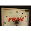 Image 2 : Fram Light-Up Clock Working Vintage 15" x 15"